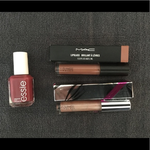 MAC Cosmetics Other - New 2 MAC Lipglass Lip Glosses and Essie Lacquer
